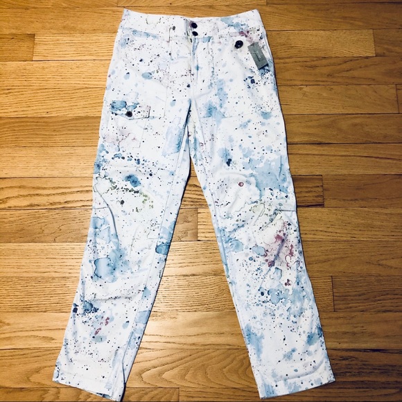 Anthropologie Wanderer Watercolor Cargo Pants - Picture 7 of 16